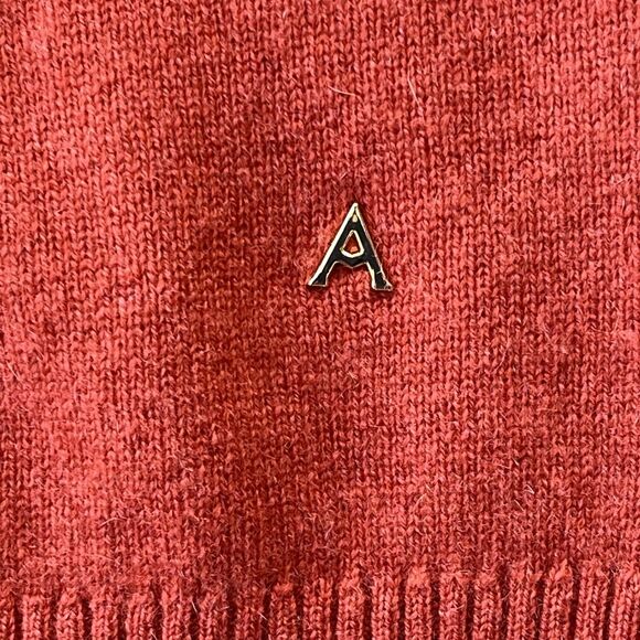 ALTUZARRA 100% Cashmere Short Sleeve Sweater Pullover Crewneck Top Button Back - Picture 11 of 11